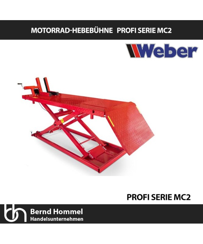 Profi Motorrad Hebebühne Weber MC1-Elektro